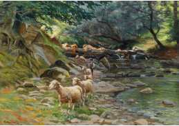 SO XIII-432 Ruggero Panerai - Stádo ovcí s pastevci