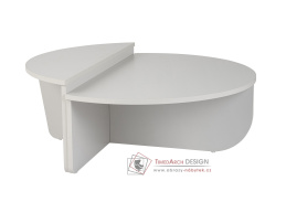 ORION, konferenční stolek 90x60cm, bílá