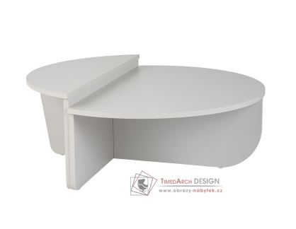 ORION, konferenční stolek 90x60cm, bílá