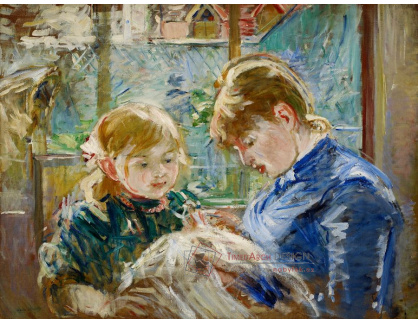 A-3378 Berthe Morisot - Dcera Julie s chůvou