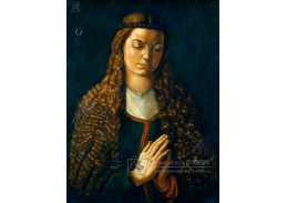 VR12-47 Albrecht Dürer - Portrét mladé ženy s rozpuštěnými vlasy