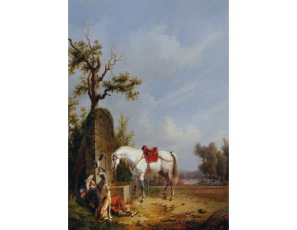 D-7961 Neznámý autor - Jezdec s koněm