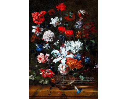 D-9212 Pieter Casteels - Květiny ve skleněné váze