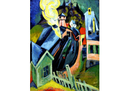 VELK 84 Ernst Ludwig Kirchner - Nádraží v Königsteinu