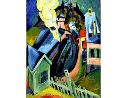 VELK 84 Ernst Ludwig Kirchner - Nádraží v Königsteinu