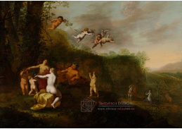 DDSO-2114 Abraham van Cuylenborch - Bacchus a nymfy v krajině