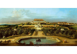 VP195 Bernardo Bellotto - Zámek Hof se zahradou
