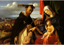 VLL 10 Lorenzo Lotto - Madonna s dítětem a svatým Petrem