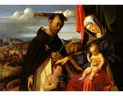 VLL 10 Lorenzo Lotto - Madonna s dítětem a svatým Petrem