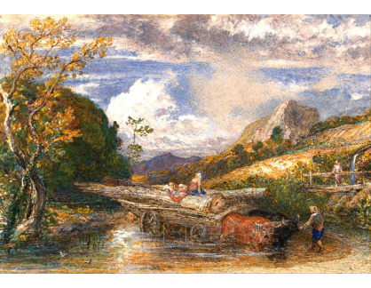 SO XIV-92 Samuel Palmer - Povoz brodící přes potok