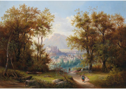 KO VI-53 Neznámý autor - Pohled na Salzburg