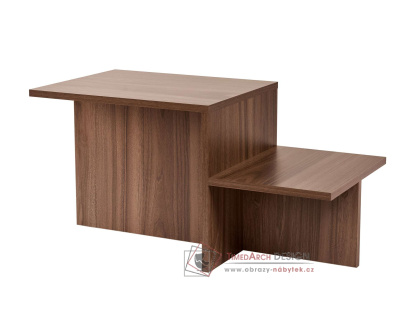 HARMONY, konferenční stolek 80x40cm, ořech
