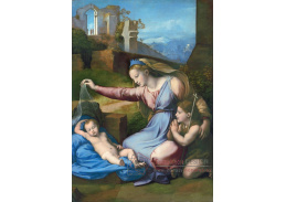 R11-138 Rafael Santi - Madonna s s modrou čelenkou