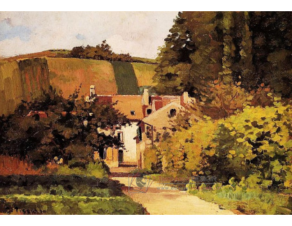 VCP-292 Camille Pissarro - Kostel ve vesnici