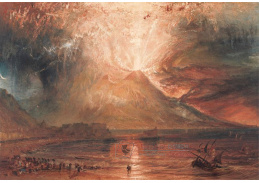 VTR-9 Joseph Mallord William Turner - Erupce Vesuvu