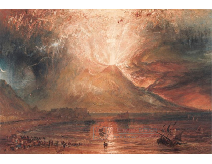 VTR-9 Joseph Mallord William Turner - Erupce Vesuvu