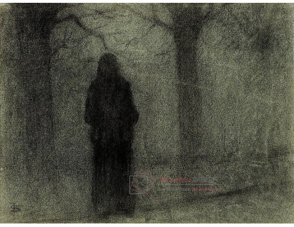 Jakub Schikaneder - Obr mezi stromy