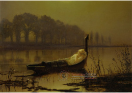 A-4307 John Atkinson Grimshaw - Paní Shalott