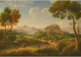 A-8352 Hendrick Frans Van Lint - Cestovatelé v krajině