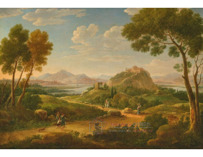 A-8352 Hendrick Frans Van Lint - Cestovatelé v krajině