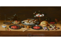 A-8800 Jan Van Kessel - Zátiší z ovoce s pečivem