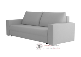 GENF, pohovka rozkládací, látka světle šedá + výběr čalounění