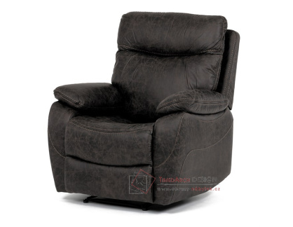 TV-4094 COF3, televizní křeslo s elektrickým ovládáním, látka coffee vintage