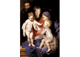 VRU84 Peter Paul Rubens - Svatá rodina se svatou Alžbětou a Janem Křtitelem
