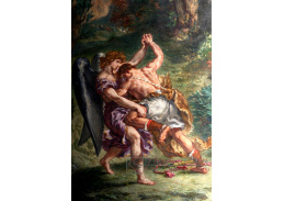 VSO 103 Eugene Delacroix - Jakob zápasí s andělem