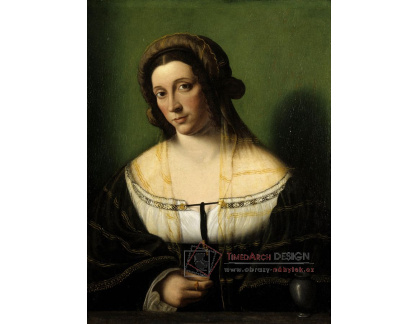 XV-241 Bartolomeo Veneto - Portrét dámy jako Máří Magdalény