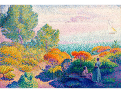 A-5379 Henri-Edmond Cross - Dvě ženy u pobřeží středozemního moře