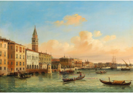DDSO-3252 Carlo Grubas - Pohled na Benátky s náměstím svatého Marka
