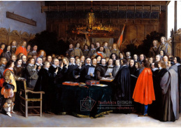 DDSO-3467 Gerard ter Borch - Ratifikace smlouvy v Münster 15 května 1648