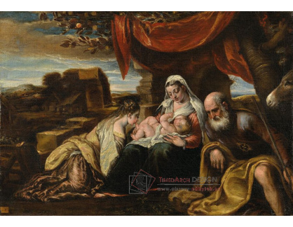 DDSO-5083 Jacopo Bassano - Mystický sňatek svaté Kateřiny