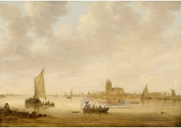 D-7325 Jan van Goyen - Pohled na Dordrecht z Dordtse Kil