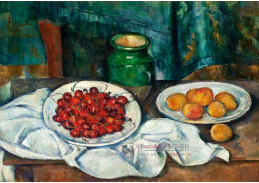 D-7532 Paul Cezanne - Zátiší s třešněmi a broskvemi