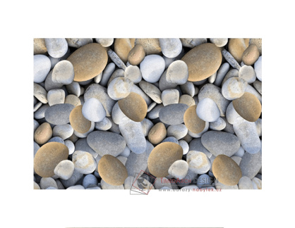 BESS, koberec 80x200cm, vzor kameny