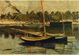 VEM 28 Édouard Manet - Plachetnice na Argenteuil