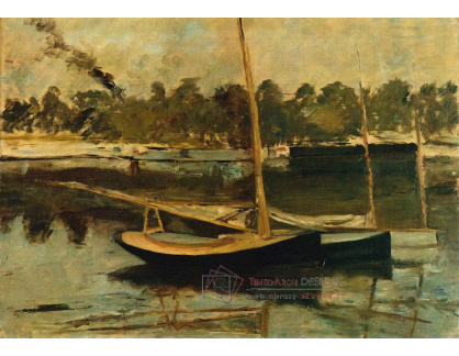 VEM 28 Édouard Manet - Plachetnice na Argenteuil