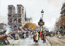 SO XI-432 Eugene Galien-Laloue - Notre-Dame vue du Quai Saint-Michel