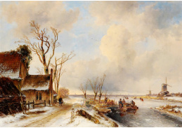 KO IV-156 Johan Barthold Jongkind - Vlámská zimní krajina