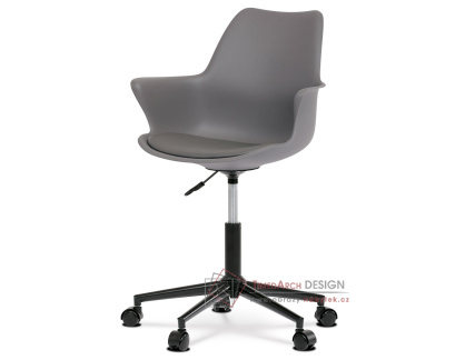 KA-J772 GREY, kancelářská židle, plast šedý