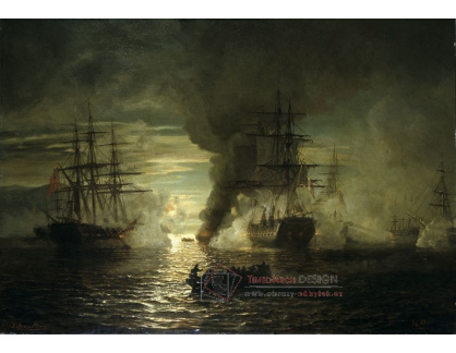A-4295 Johan Jacob Bennetter - Námořní bitva v zálivu Lagoa roku 1799