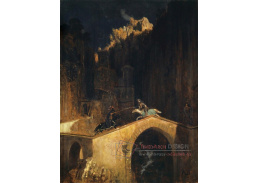 A-7954 Arnold Böcklin - Souboj na mostě