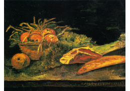 VR2-198 Vincent van Gogh - Zátiší s košíkem jablek, masem a chlébem