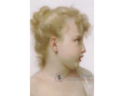 R15-58 Adolph William Bouguereau - Portrét mladé ženy