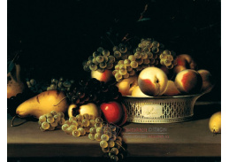 VU121 James Peale - Zátiší s ovocem v čínském košíku