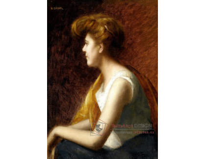 KO II-391 Marie-Augustin Zwiller - Portrét mladé ženy