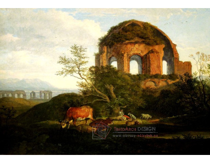 DDSO-3103 Adrian Ludwig Richter - Minerva Medici v Římě