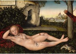 D-7431 Lucas Cranach - Spící nymfa